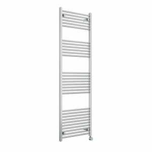 Bergen 1800 x 600mm Straight Chrome Thermostatic Touch Control Wifi Electric Heated Towel Rail