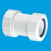 McAlpine S28M - Straight Connector White 32mm X 32mm