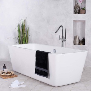 W@sh Squared 1700 x 800mm Luxury Freestanding Bath