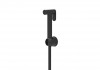 Douche Handset with Flexible Hose and Holder Matt Black