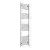 Bergen 1800 x 500mm Straight Chrome Thermostatic Touch Control Electric Heated Towel Rail