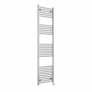Bergen 1800 x 500mm Straight Chrome Thermostatic Touch Control Electric Heated Towel Rail