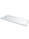 Aquariss - Rectangle Bath Replacement White Sparkle Shower Tray - 1700 x 700mm - Includes Waste
