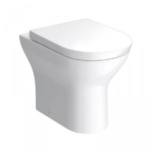 Fresh Curved II Round Back To Wall Toilet & Soft Close Seat
