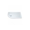 Shower Tray 1000 x 800 mm ABS Stone 550 Radius Right Hand Offset Quad Grey Sparkle
