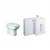 Calm White Right Hand Combination Vanity Unit with RAK-Origin Toilet - 1100mm 