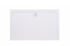 Aquariss - Rectangle White Stone Shower Tray - 1200 x 800mm - Includes Waste