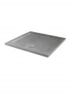 Aquariss - Grey Sparkle  Square Shower Tray - 900 x 900mm - Includes Waste