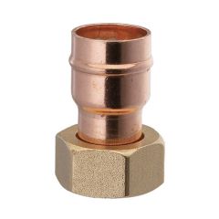 Solder Ring 22mm X 1" Straight Cylinder Union