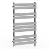 Juva 1000 x 600mm Chrome Flat Panel Electric Thermostatic Heated Designer Towel Rail