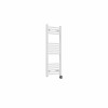 Bergen 1000 x 400mm Straight White Thermostatic Touch Control Wifi Electric Heated Towel Rail