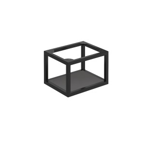 Reid Black Frame with Dual Colour Shelf 300 x 250 x 200mm