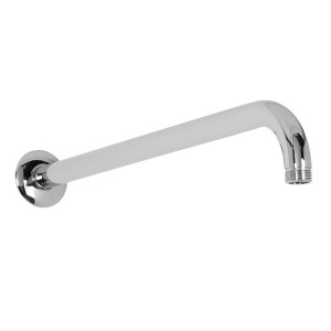 Brass Round Shower Arm - Chrome