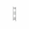 Bergen 1000 x 300mm Straight Chrome Thermostatic Touch Control Wifi Electric Heated Towel Rail