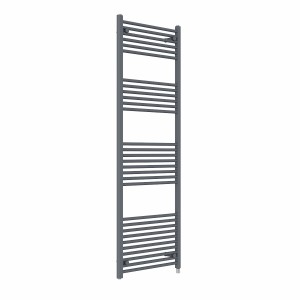Bergen 1800 x 600mm Straight Anthracite Electric Heated Towel Rail