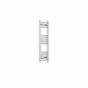 Bergen 1000 x 300mm Straight Chrome Prefilled Electric Heated Towel Rail