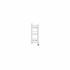 Bergen 600 x 300mm Straight White Thermostatic Touch Control Wifi Electric Heated Towel Rail