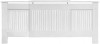 Radiator Cover White With Vertical Slats - 1400-2040mm
