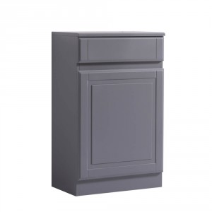 Gloss Grey 502mm Back To Wall Unit