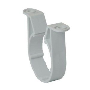 Waste Solvent Weld 40mm Pipe Clip White