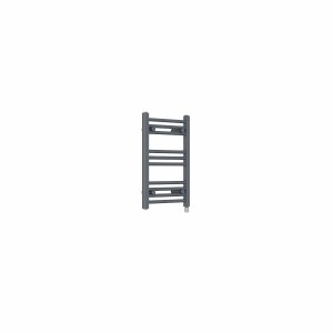 Bergen 600 x 400mm Straight Anthracite Electric Heated Towel Rail