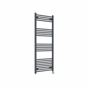 Bergen 1400 x 600mm Straight Anthracite Thermostatic Touch Control Wifi Electric Heated Towel Rail