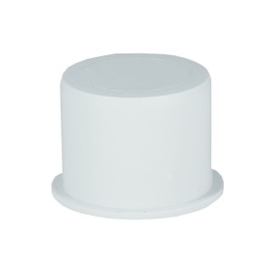 Waste Push Fit 40mm Socket Plug White