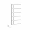 Kristiansund 988 x 500mm White Electric Designer Heated Towel Rail