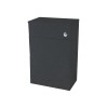 Imperio Porto - 500 Back To Wall Toilet Unit - Anthracite