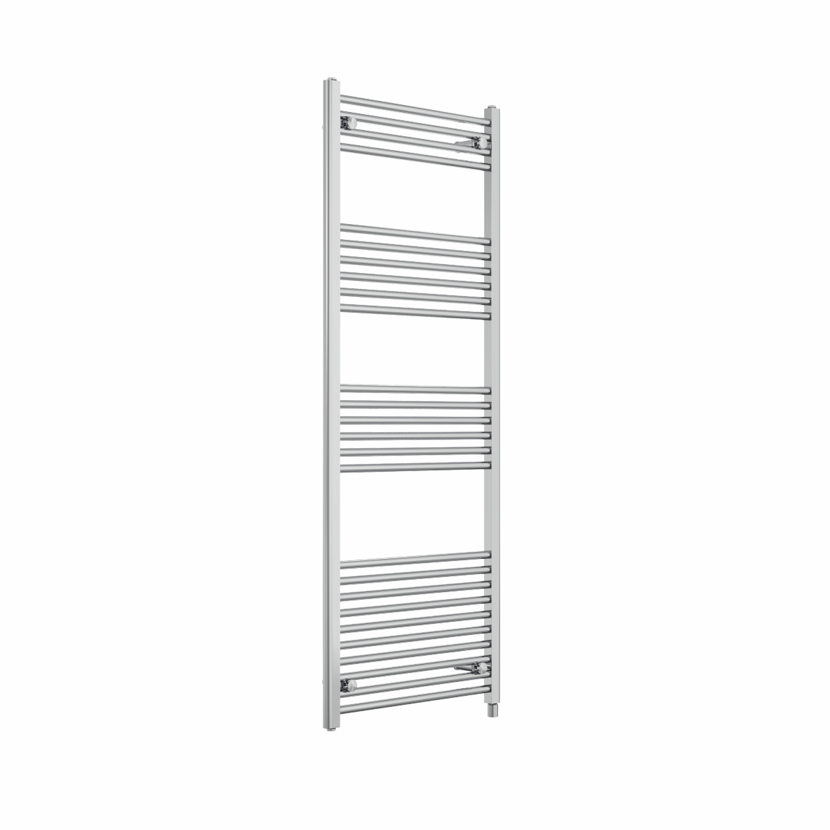 Bergen 1600 x 600mm Straight Chrome Prefilled Electric Heated Towel Rail
