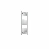 Bergen 1000 x 400mm Straight Chrome Prefilled Electric Heated Towel Rail