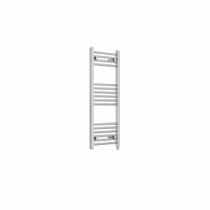 Bergen 1000 x 400mm Straight Chrome Prefilled Electric Heated Towel Rail