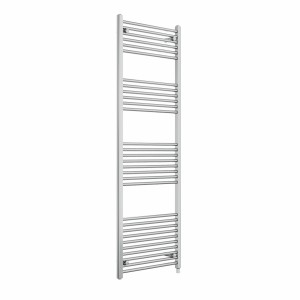 Bergen 1800 x 600mm Straight Chrome Prefilled Electric Heated Towel Rail