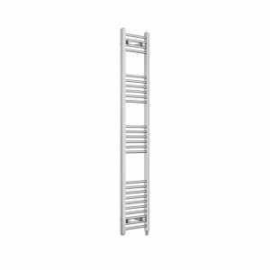 Bergen 1600 x 300mm Straight Chrome Prefilled Electric Heated Towel Rail