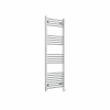 Bergen 1400 x 500mm Straight Chrome Thermostatic Touch Control Wifi Electric Heated Towel Rail