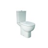 RAK-Tonique Close Coupled Open Back WC Pan and Soft Close Seat