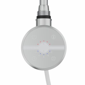 Newton Round Touch Controls Thermostatic Heating Element 600W Chrome