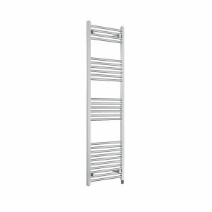 Bergen 1600 x 500mm Straight Chrome Prefilled Electric Heated Towel Rail