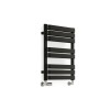 Terma Warp T Bold Heated Towel Rail 655x500mm Matt Black