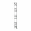 Bergen 1800 x 300mm Straight Chrome Thermostatic Touch Control Electric Heated Towel Rail