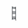 Bergen 1000 x 400mm Straight Anthracite Thermostatic Touch Control Electric Heated Towel Rail