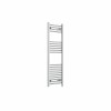 Bergen 1200 x 400mm Straight Chrome Prefilled Electric Heated Towel Rail