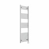 Bergen 1600 x 500mm Straight Chrome Thermostatic Wifi Control Electric Heated Towel Rail