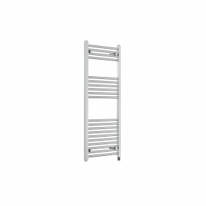 Bergen 1200 x 500mm Straight Chrome Prefilled Electric Heated Towel Rail