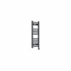 Bergen 800 x 300mm Straight Anthracite Thermostatic Touch Control Electric Heated Towel Rail