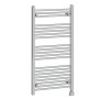 Bergen 1150 x 600mm Straight Chrome Thermostatic Electric Heated Towel Rail