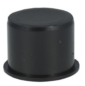 Waste Push Fit 32mm Socket Plug Black