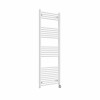 Bergen 1600 x 600mm Straight White Thermostatic Touch Control Wifi Electric Heated Towel Rail