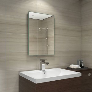 Delta 700 x 500 mm Battery Powered Illuminated LED Mirror