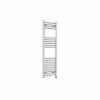 Bergen 1200 x 400mm Straight Chrome Prefilled Electric Heated Towel Rail